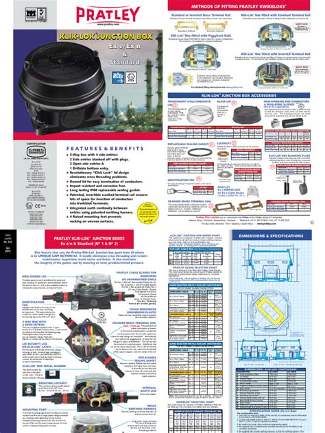 klik-lok junction box|Klik Lok Box Leaflet .